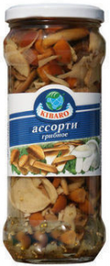 Грибное Ассорти «KIBARO» 530 гр