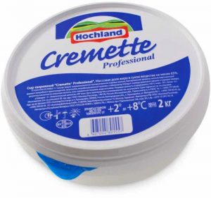 Сыр творожно-сливочный 2 кг. Cremette Professional Hochland