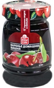 Fine Life Варенье домашнее Вишня 370г
