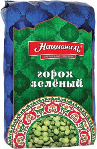 Горох зеленый колотый 450 гр. ТМ Националь