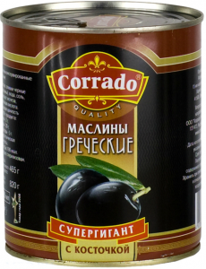 Маслины CORRADO греческие супергигантские, 820 гр