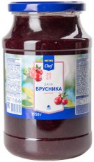 Джем METRO CHEF десертный Брусника, 1150 гр.