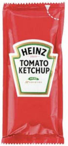 Кетчуп томатный порционный ТМ HEINZ 9 гр. /50/