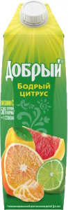 Сок грейпфрут 1 л. ТМ Добрый