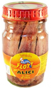 Филе анчоусов FLOTT в оливковом масле, 78г