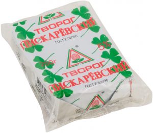 Творог натуральный 5 % 250 гр. ТМ Пискаревский