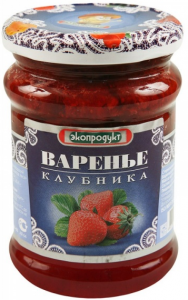 Варенье Экопродукт клубника 325 гр.