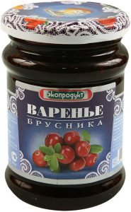 Варенье эко-продукт брусника 326 гр.