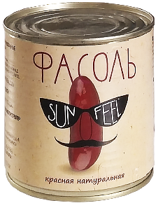 Фасоль красная в с/с ж/б 425 гр. ТМ SUNFEEL