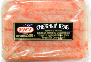 Крабовые палочки 500 гр. VICI, Снежный краб