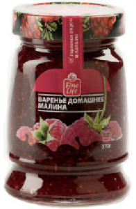 Варенье FINE LIFE домашнее Малина, 370г