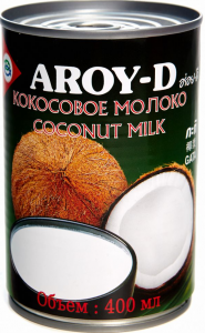 Молоко кокосовое ж/б 425 гр. ТМ AROY-D