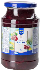 Джем METRO CHEF десертный Вишня, 1150 гр.
