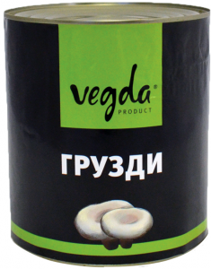 Грузди маринованные 460 гр. ТМ VEGDA
