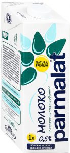 Молоко 0,5 % 1 литр. ТМ PARMALAT