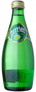 Вода Perrier питьевая с/г лайм 0,33 л стекло/4/
