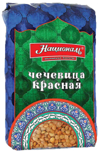 Чечевица красная 450 гр. ТМ Националь