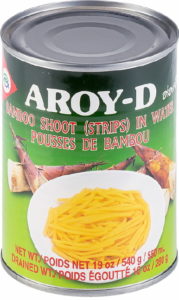 Ростки бамбука (полосками) AROY-D, 540 г
