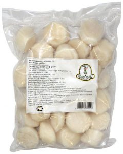 Гребешки морские без икры 10/20 с/м 1 кг. Китай