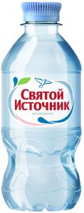 Вода минеральная без газа / 330 мл./ ТМ Святой источник