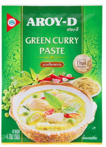 Паста «Карри зеленая» AROY-D 50 г, блок 12*50 г