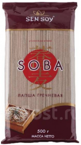 Лапша гречневая Сенсой 500 гр.