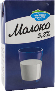 Молоко для каппучино 3,2% 1 литр ТМ Чудское озеро