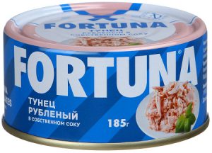 Тунец рубленный в с/с 185 гр. ТМ Фортуна