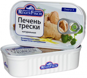 Печень трески RUGEN FISCH, 115 г