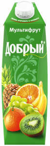 Сок мультифрут 1 литр ТМ Добрый