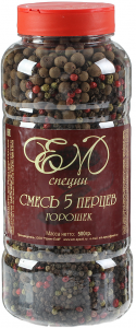5 перцев смесь горошек, «ЕМ специи», 500 г