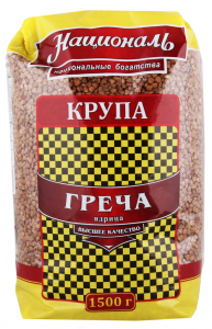 Гречневая крупа ядрица 1.5 кг. ТМ Националь