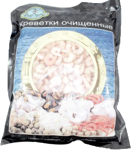 Креветки очищенные в/м 200/300 1 кг. ТМ Бухта изобилия Россия