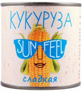 Кукуруза консервированная ж/б 425 гр. ТМ SUNFEEL