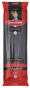Спагетти с чернилами каракатицы Pasta Zara 500 гр.