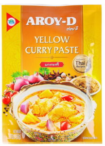 Паста «Карри желтая» AROY-D, 50 г, блок 12*50 г