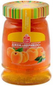 Варенье домашнее абрикос Fine Life 370 гр.