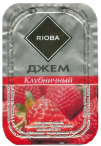 Джем порционный клубничный 20 гр./20 шт